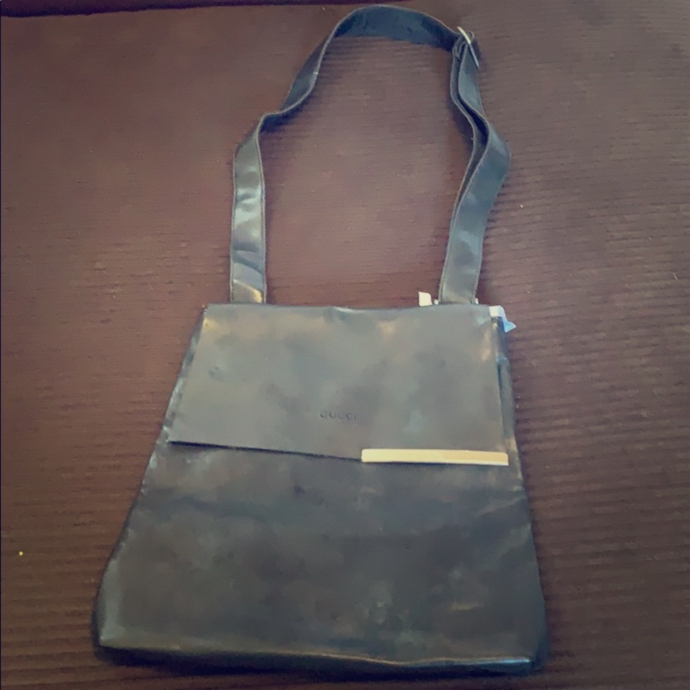 Gucci Black Leather Bag